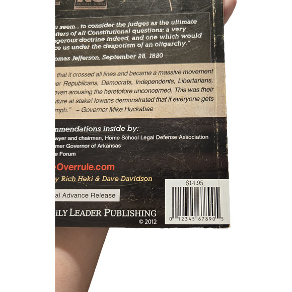 We overrule by Barb Heki & Vicki Crawford family leader publishing *signed* - Picture 9 of 9